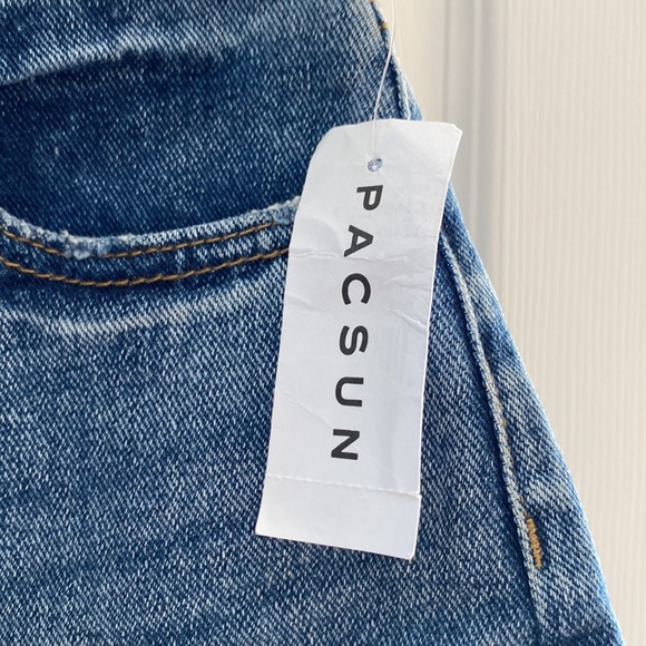 NWT PACSUN high rise jean shorts - Picture 2 of 9